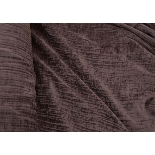 Κουρτίνα έτοιμη ραμμένη  βελούδο καφέ KE 974 (280X300cm)