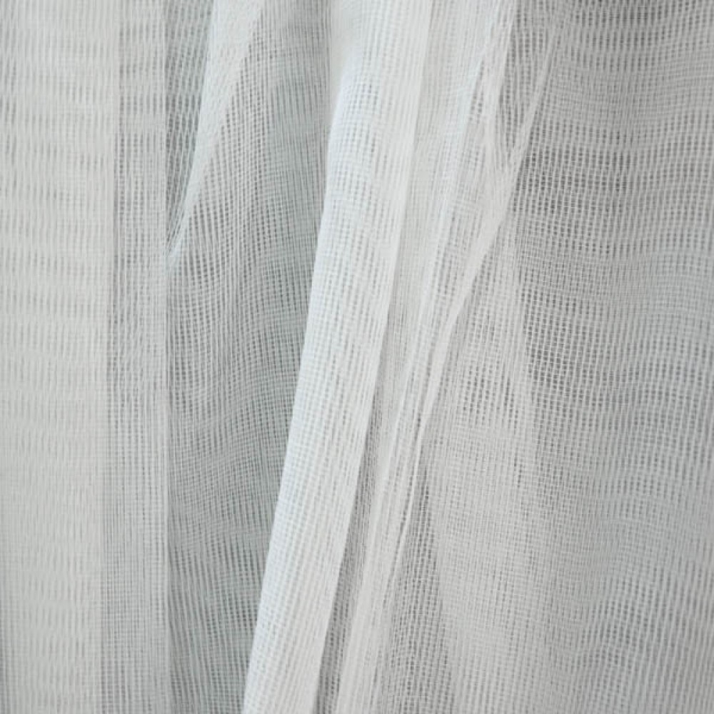 Κουρτίνα έτοιμη ραμμένη δίχτυ λευκό KE 155 (280x140cm)