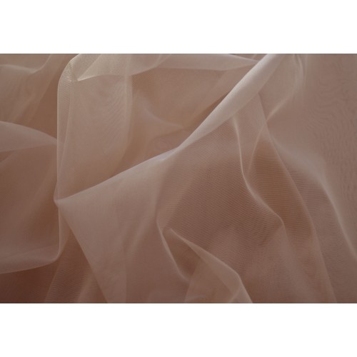 Κουρτίνες έτοιμες ραμμένες οργάντζα καφέ ανοιχτό KE 680 (280X300cm) Κουρτίνες έτοιμες ραμμένες οργάντζα καφέ ανοιχτό KE 680 (280X300cm)