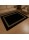 Γούνινο Χαλί Σετ Κρεβατοκάμαρας 3τμχ Rabbit Luxurius DSN03-BLCGLD-SET Μαύρο-χρυσό (1*80X200+2*80X130)