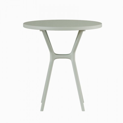 Τραπέζι Στρογγυλό Πολυπροπυλένιο 65×65×71cm Ares TB019-XS7-MNT Μέντα