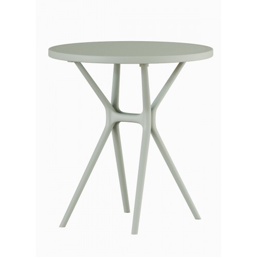 Τραπέζι Στρογγυλό Πολυπροπυλένιο 65×65×71cm Ares TB019-XS7-MNT Μέντα