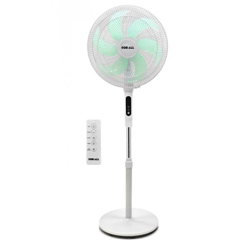 Ανεμιστήρας ορθοστάτης δαπέδου, ισχύος 65W, διάμετρο 40cm, 6 λεπίδες, τηλεχειριστήριο και ενσωματωμένο χρονοδιακόπτη USSF-010
