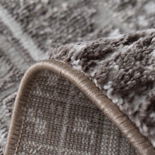 Traditional Carpet Fringe Halic HL620-BR-240 Brown 240X290cm