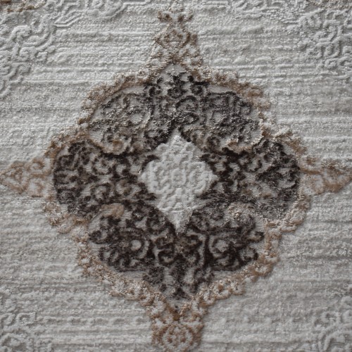 Traditional Carpet Fringe Halic HL621-BGBR-160 Beige-Brown 160X210cm