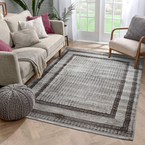 Traditional Carpet Fringe Halic HL620-BGBR-160 Beige-Brown 160X210cm